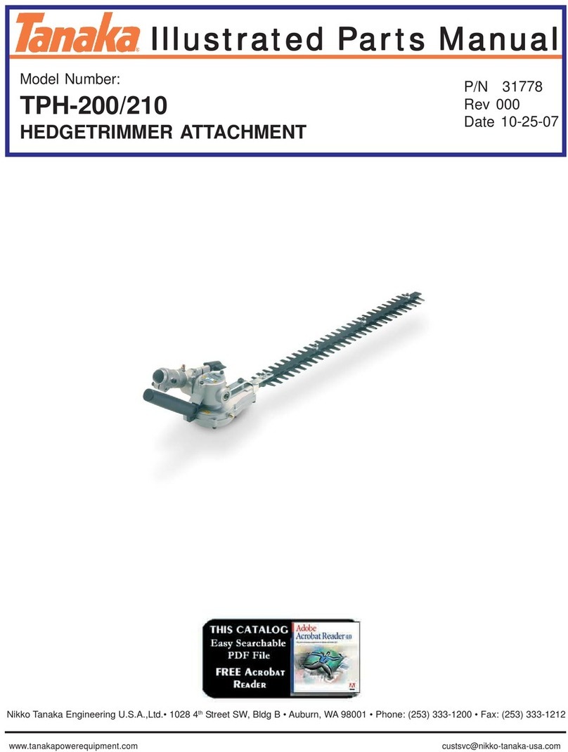 Tanaka TPH-210 Setup guide Tanaka TPH-210 Setup guide