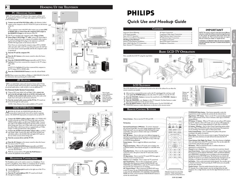 Philips 32PF5320/78 User manual Philips 32PF5320/78 User manual