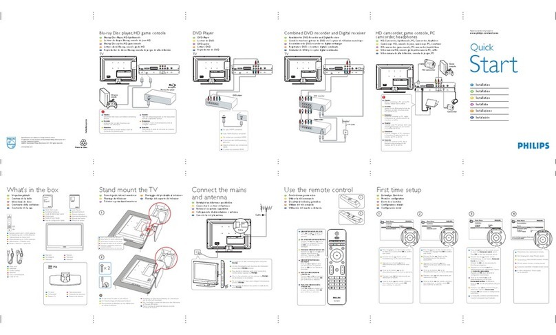 Philips 20PFL3403/10 User manual