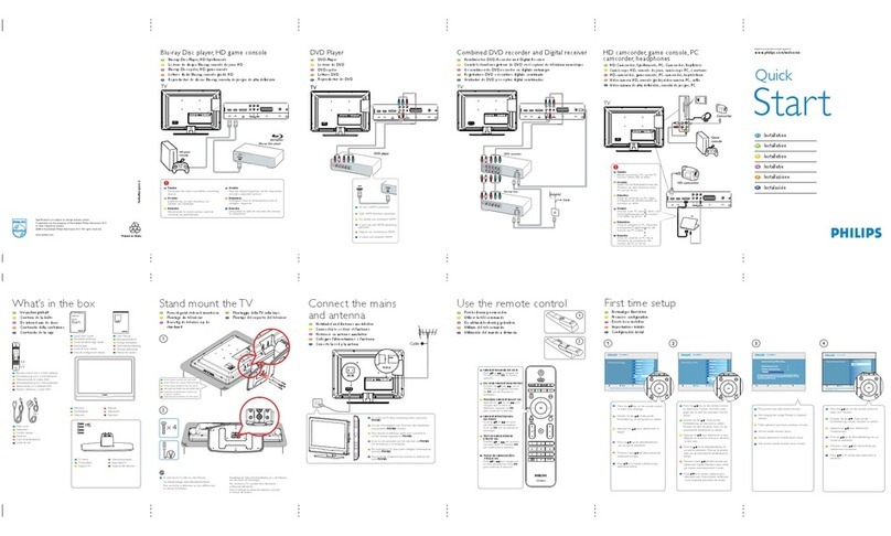 Philips 26PFL3403D/10 User manual