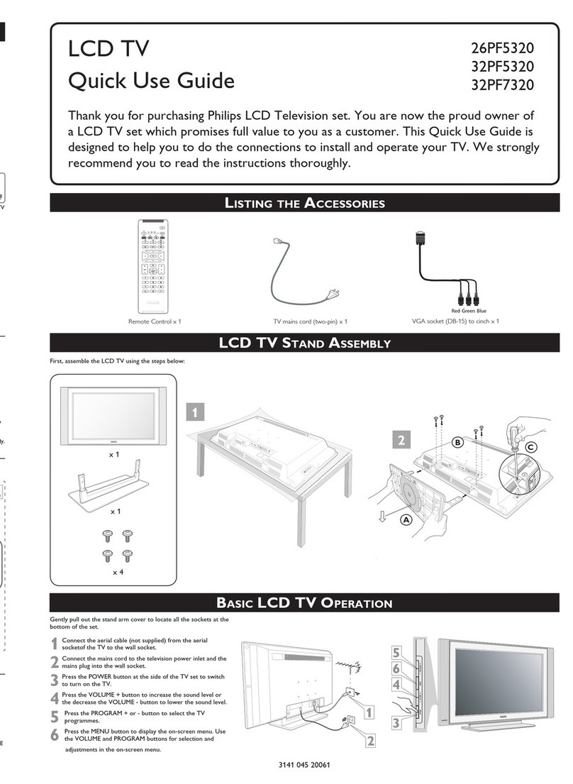 Philips 32PF7320/93 Operating manual