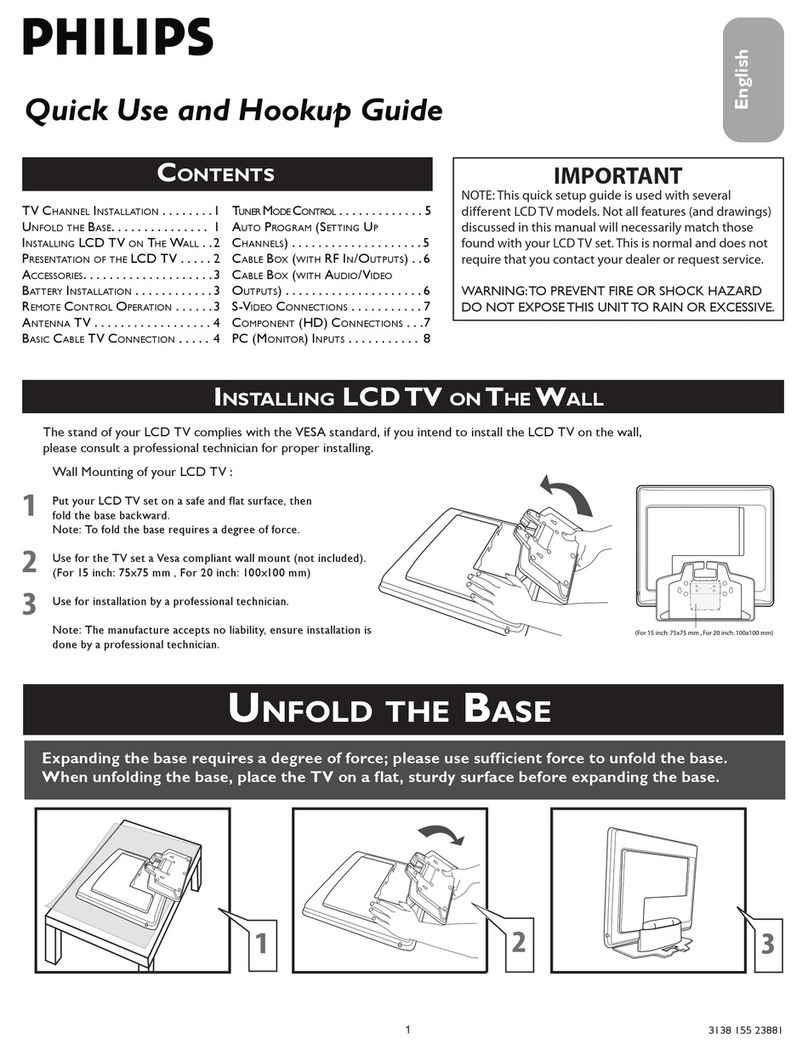 Philips 20PF5120/79 User manual