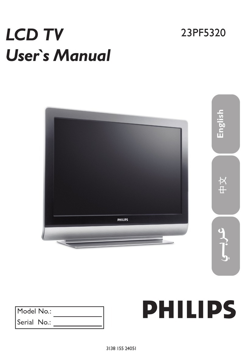 Philips 23PF5320/79 User manual