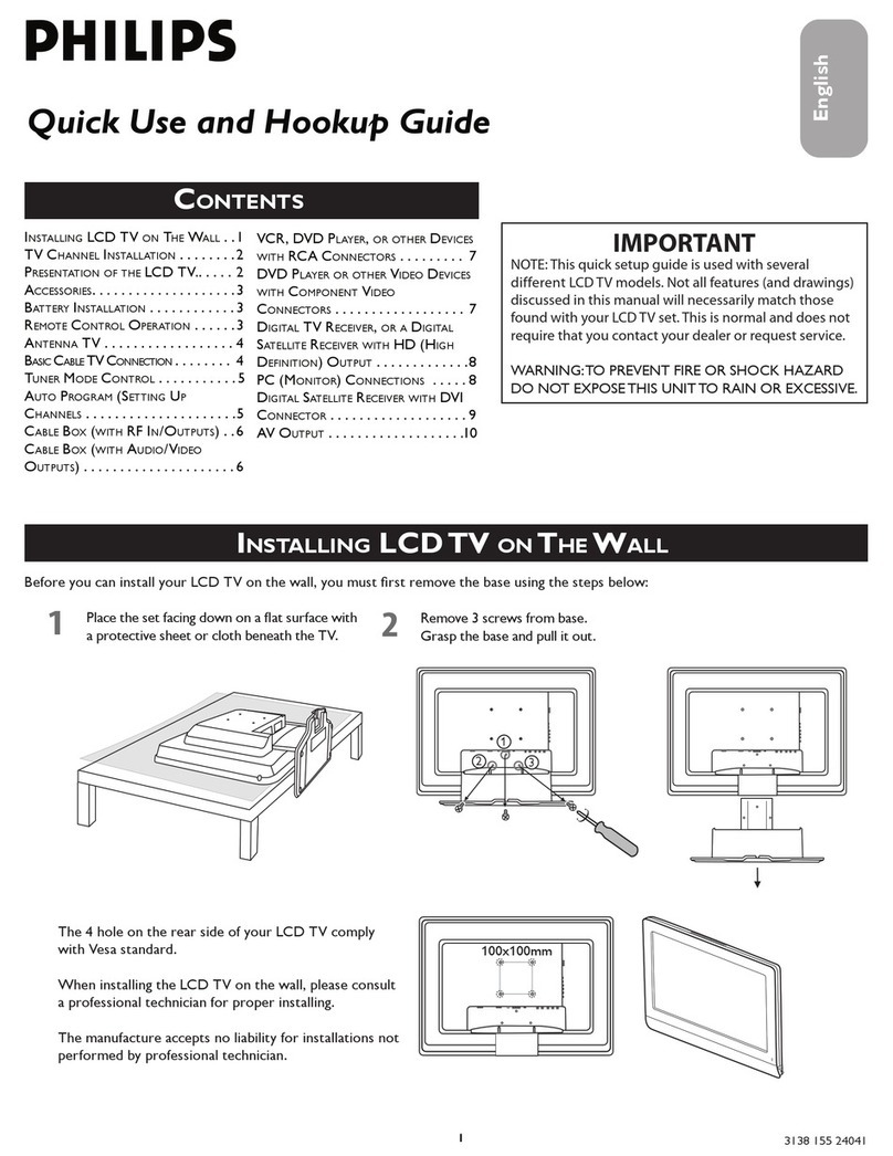 Philips 23PF5320/79 User manual