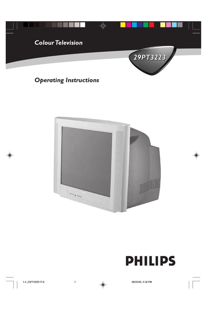 Philips 29PT3223/71 operating instructions