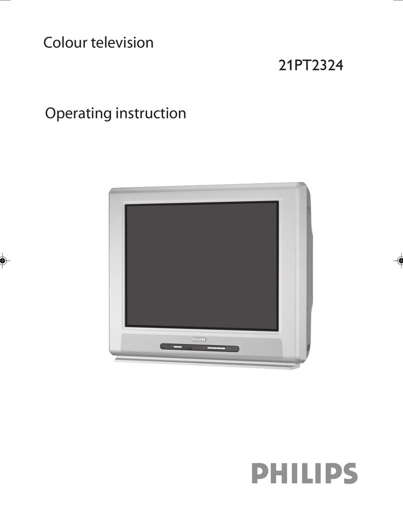 Philips 21PT2324/71 Operating	 instruction