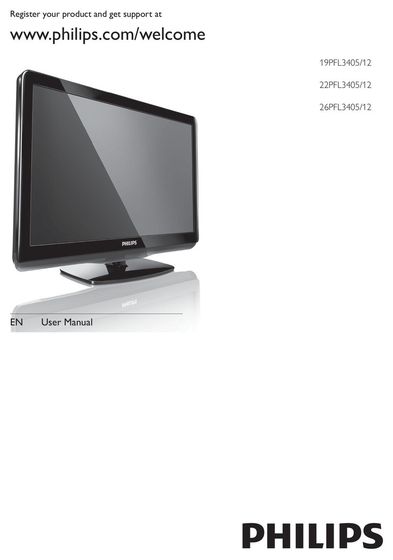 Philips PICO 22PFL3405/12 User manual