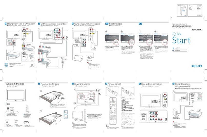 Philips 32PFL3403D/F7 User manual