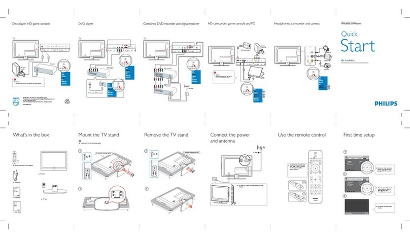 Philips 26PFL3403/85 User manual