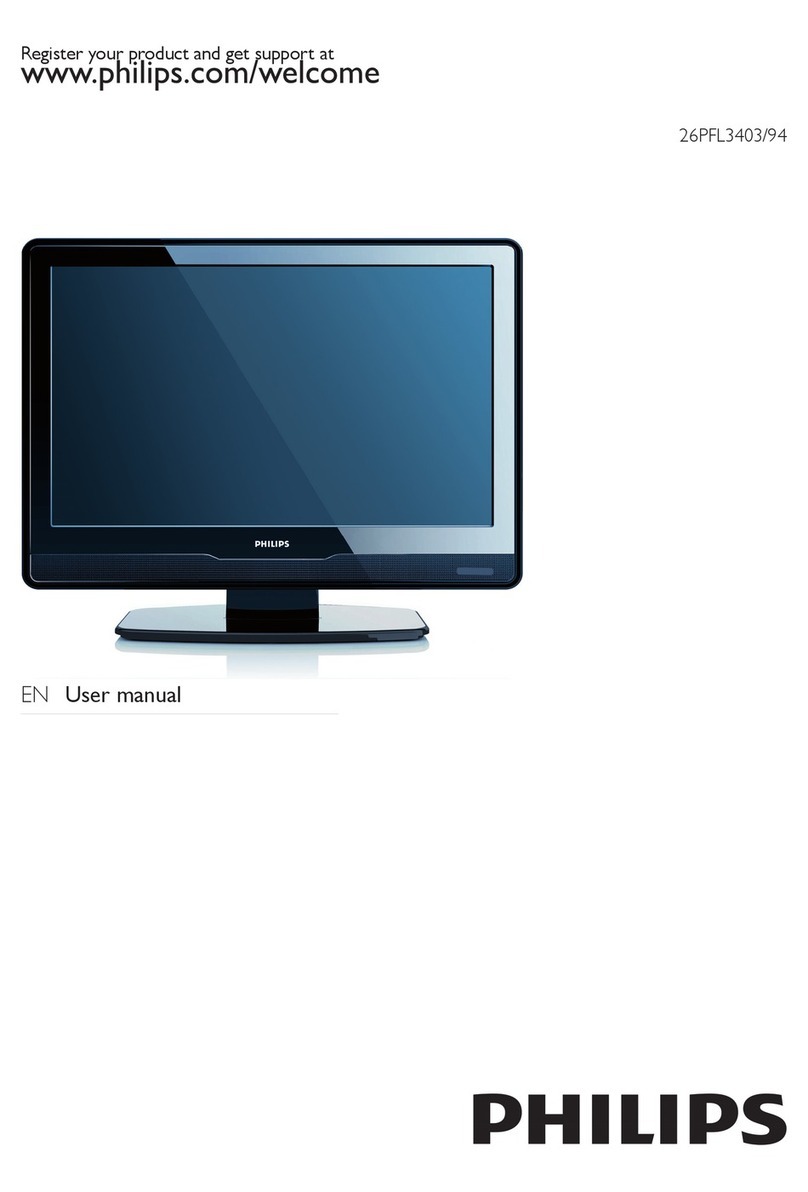 Philips 26PFL3403/94 User manual