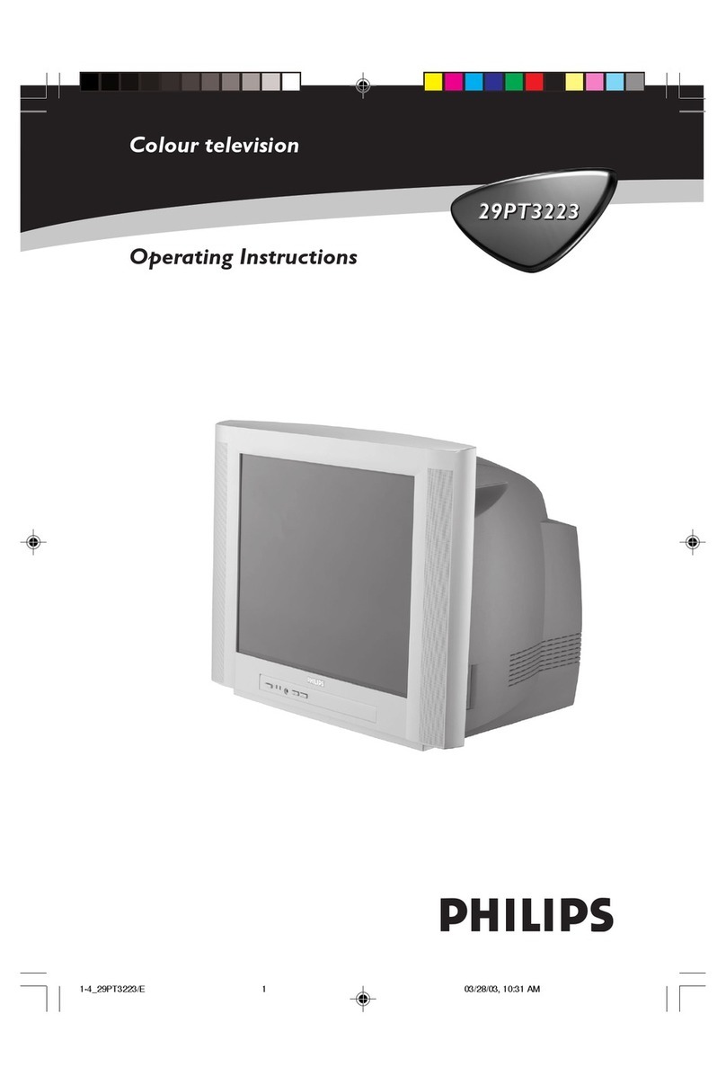 Philips 29PT3223/69 User manual Philips 29PT3223/69 User manual