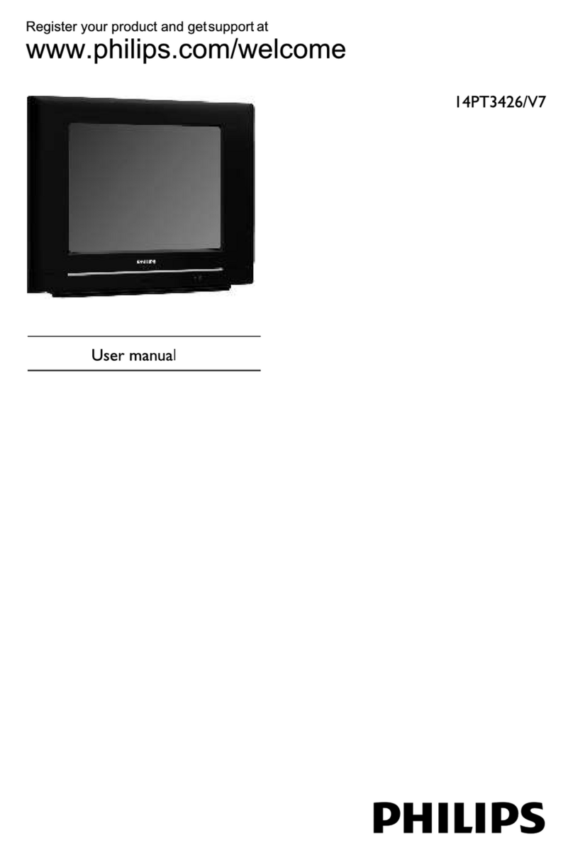Philips 14PT3426/V7 user manual