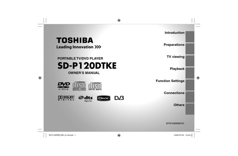 Toshiba SD-P120DTKE owner's manual