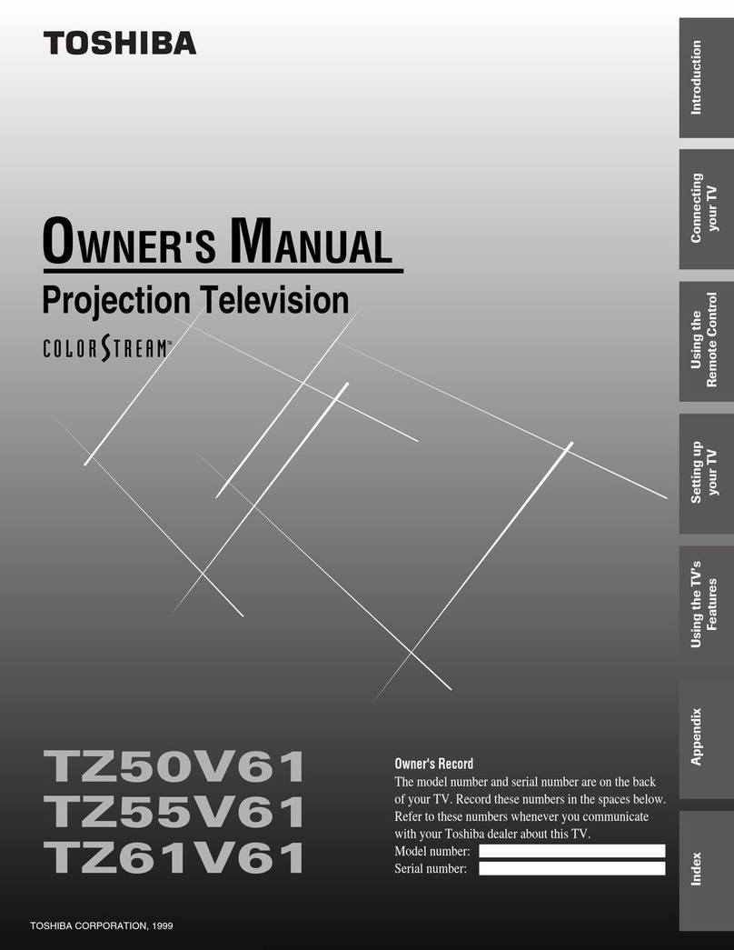 Toshiba ColorStream TZ61V61 User manual Toshiba ColorStream TZ61V61 User manual
