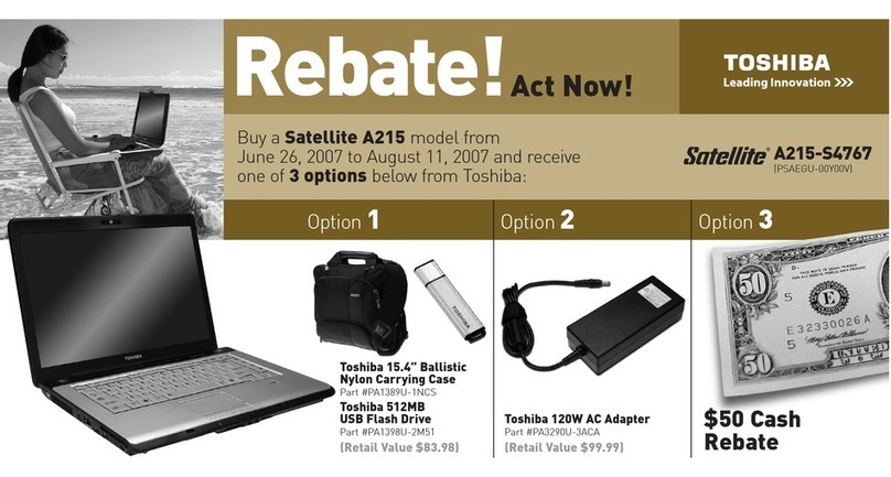 Toshiba A215-S4767 - Satellite - Turion 64 X2 2.2... User manual