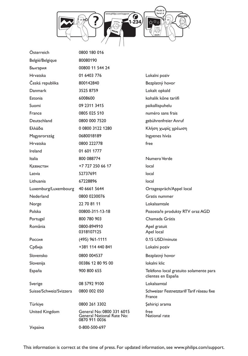 Philips 37PFL8694H/12 User manual