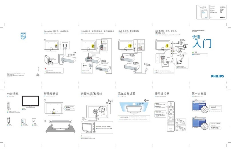 Philips 52PFL8803D/93 User manual