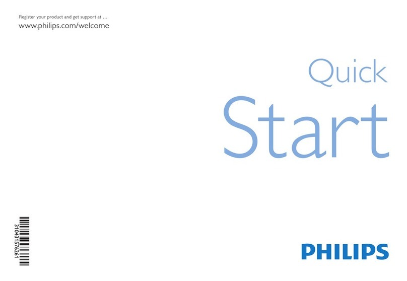 Philips Aurea 40PFL9904H/12 quick start
