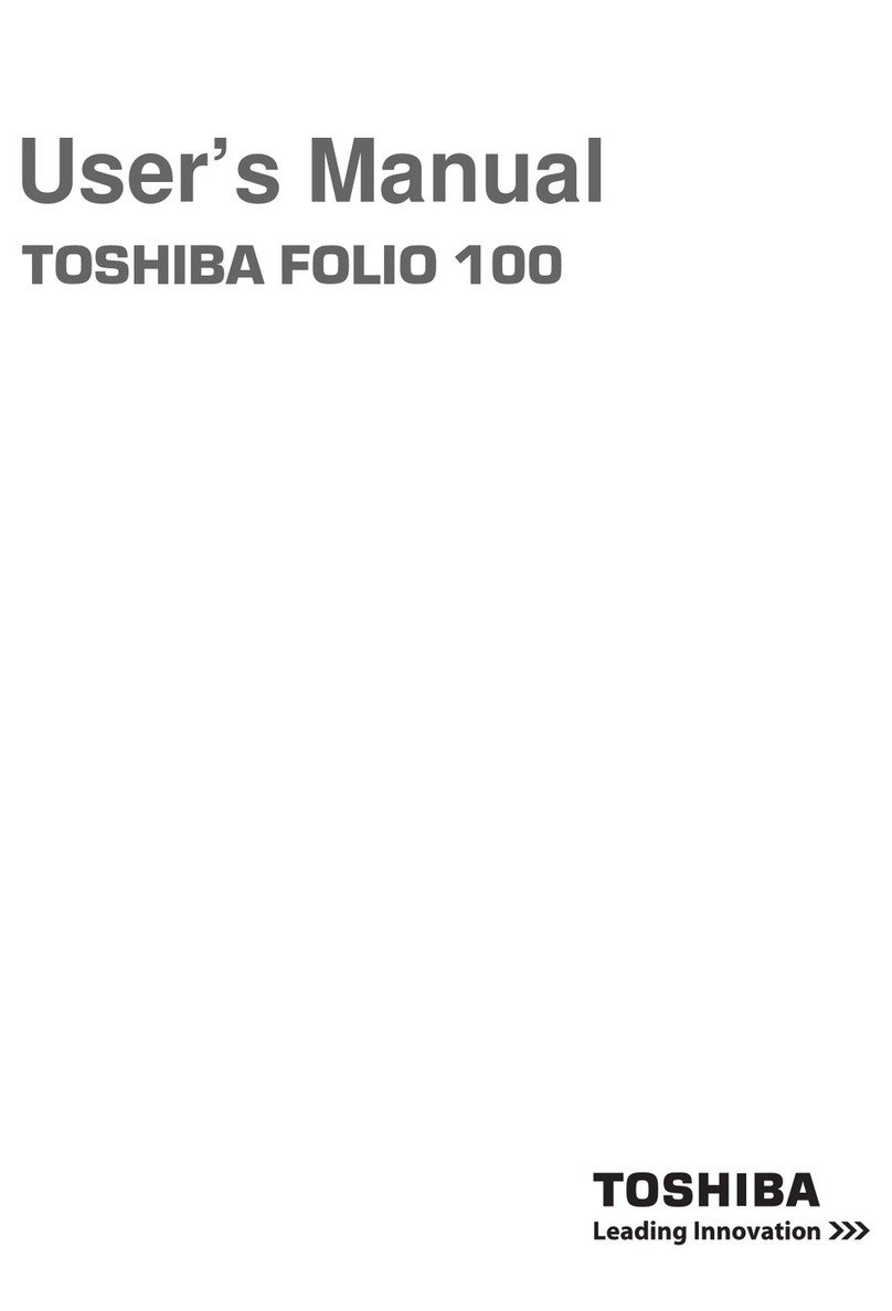 Toshiba FOLIO 100 User manual