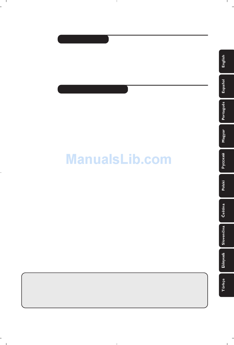 Philips Matchline 26PF9956/12 User manual