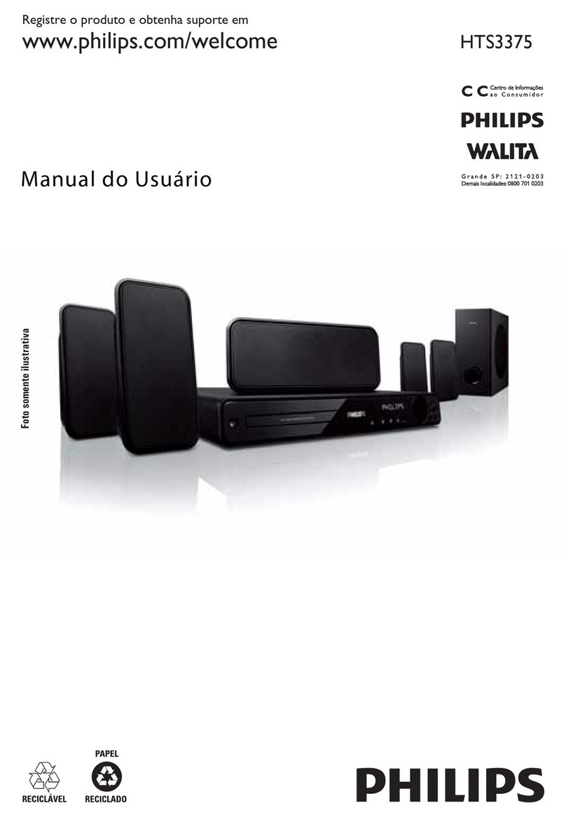Philips HTS3375X/78 quick start guide