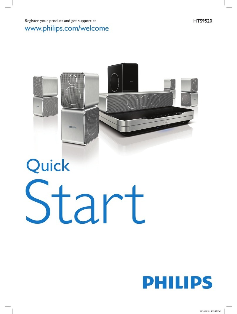 Philips HTS9520/12 quick start