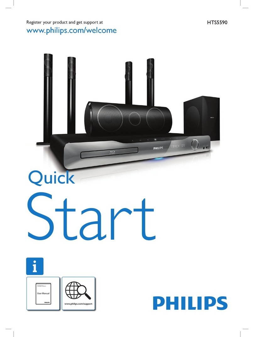 Philips HTS5590/12 quick start