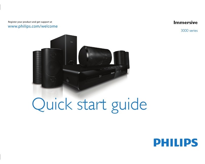 Philips HTS3551/12 quick start guide