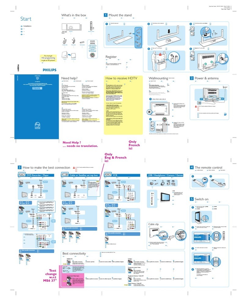Philips 50PF9631D-37B User manual Philips 50PF9631D-37B User manual