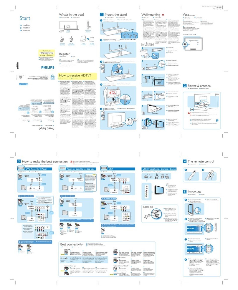 Philips 63PF9631D/37B User manual