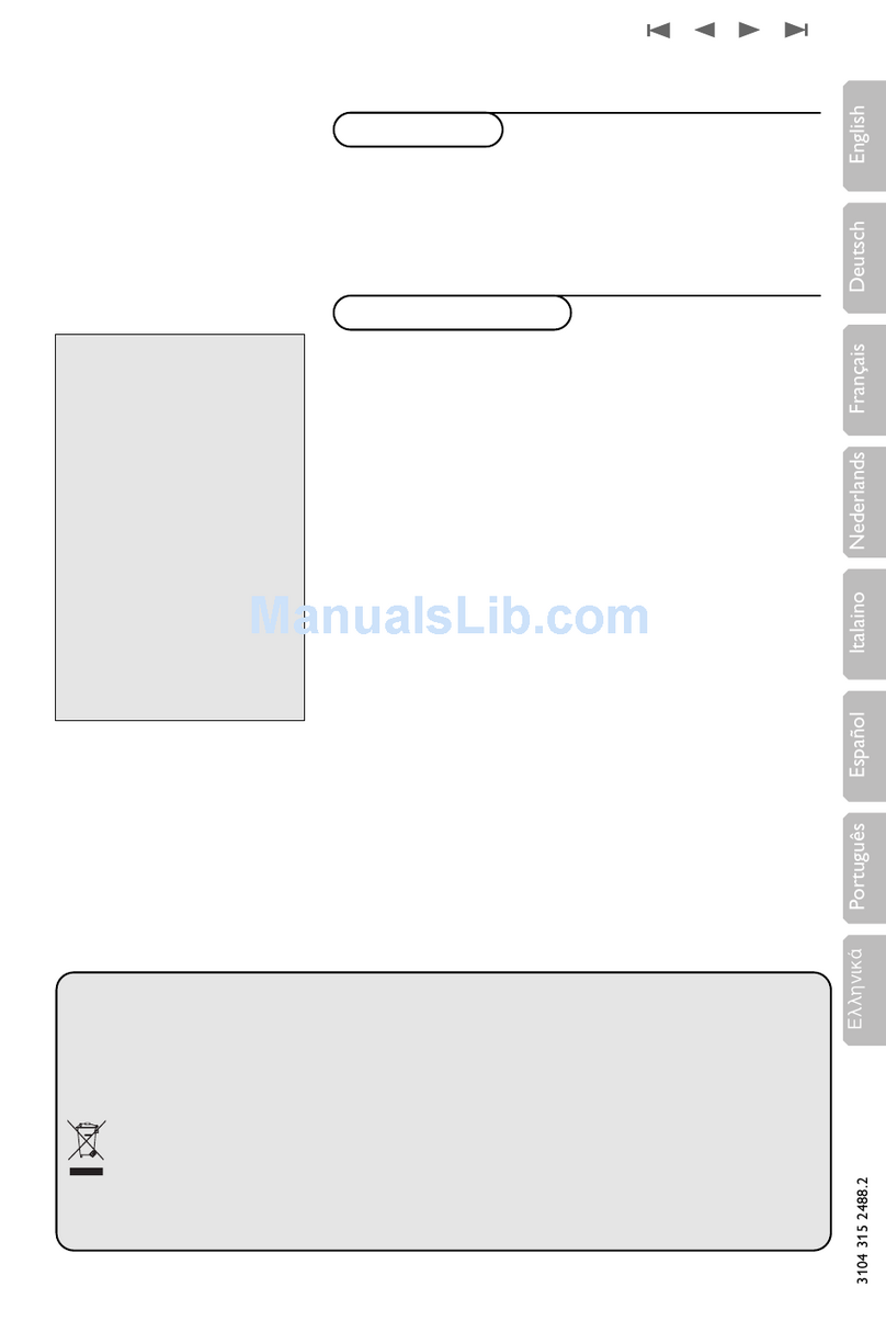 Philips 42PF3320/10 User manual
