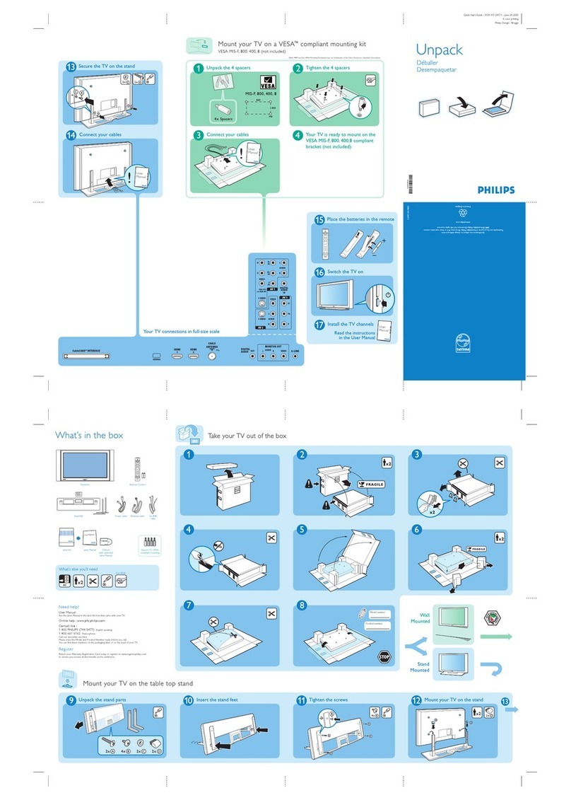 Philips 42PF7320A/37B User manual