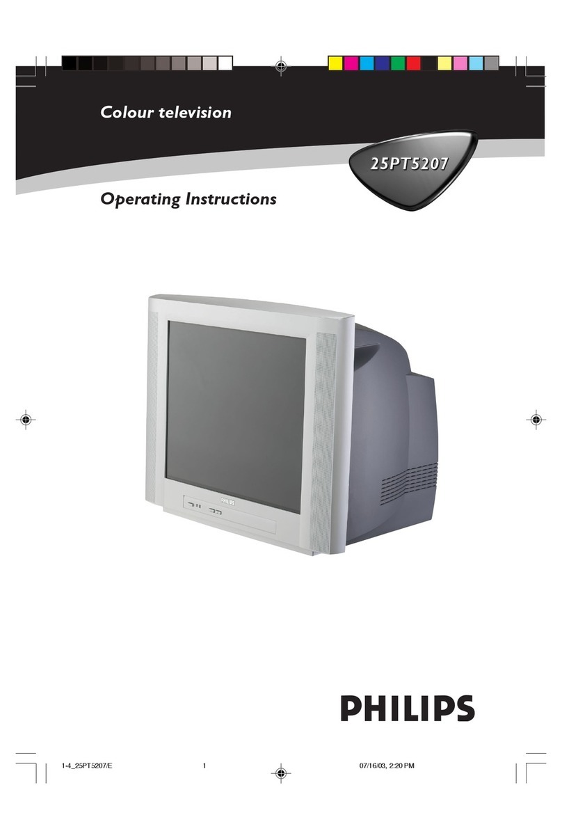Philips 25PT5207/60 operating instructions