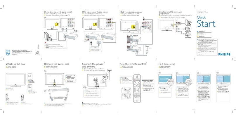 Philips 42TA648BX/37E User manual