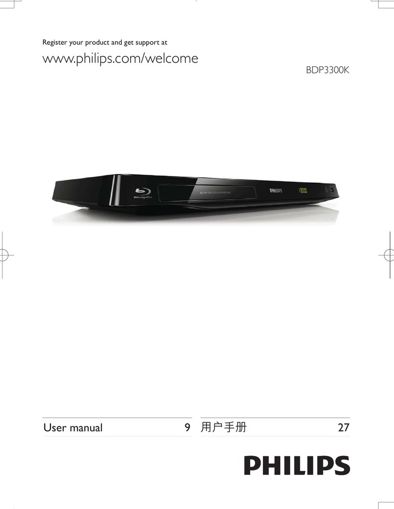 Philips BDP3300K/93 User manual
