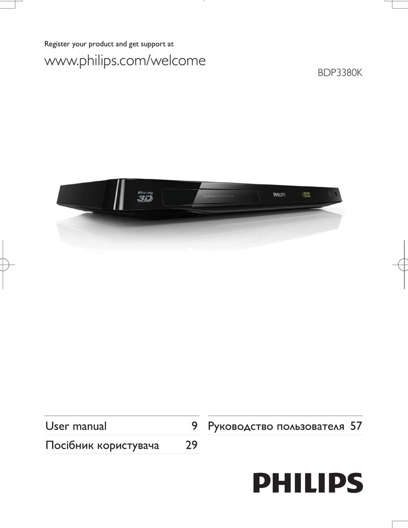 Philips BDP3380K/51 user manual