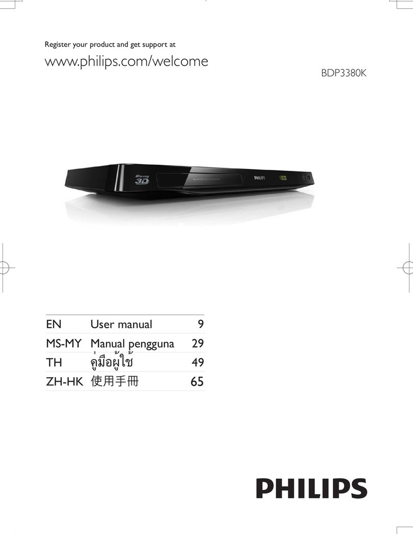 Philips BDP3380K/98 User manual