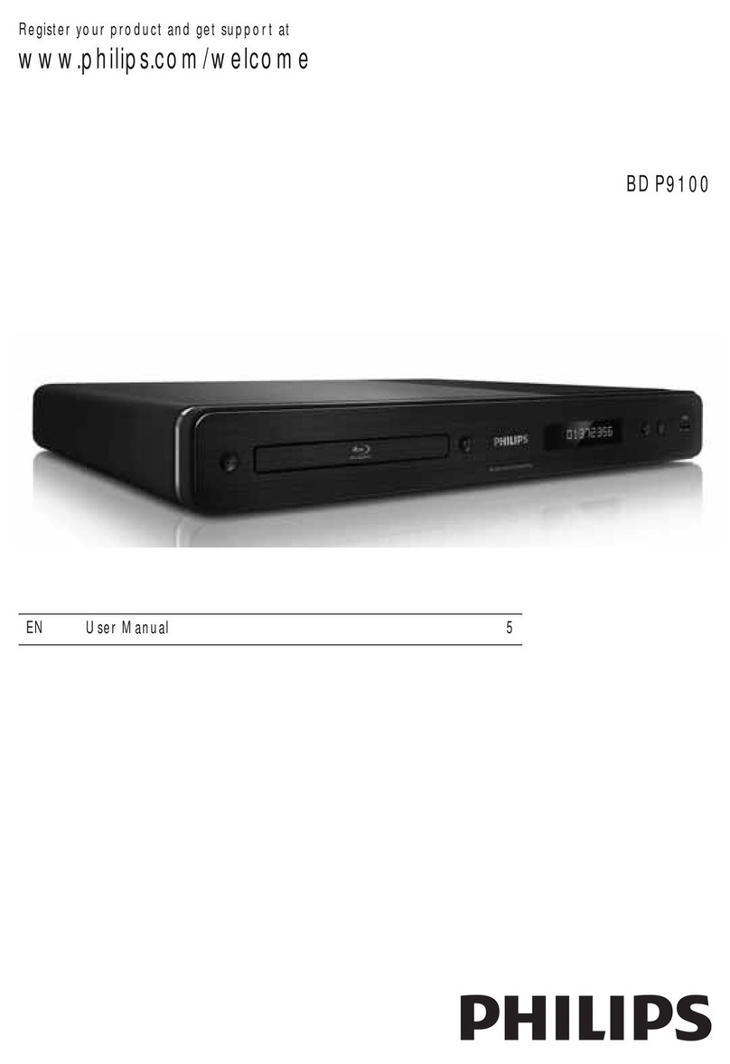 Philips BDP9100/05 user manual