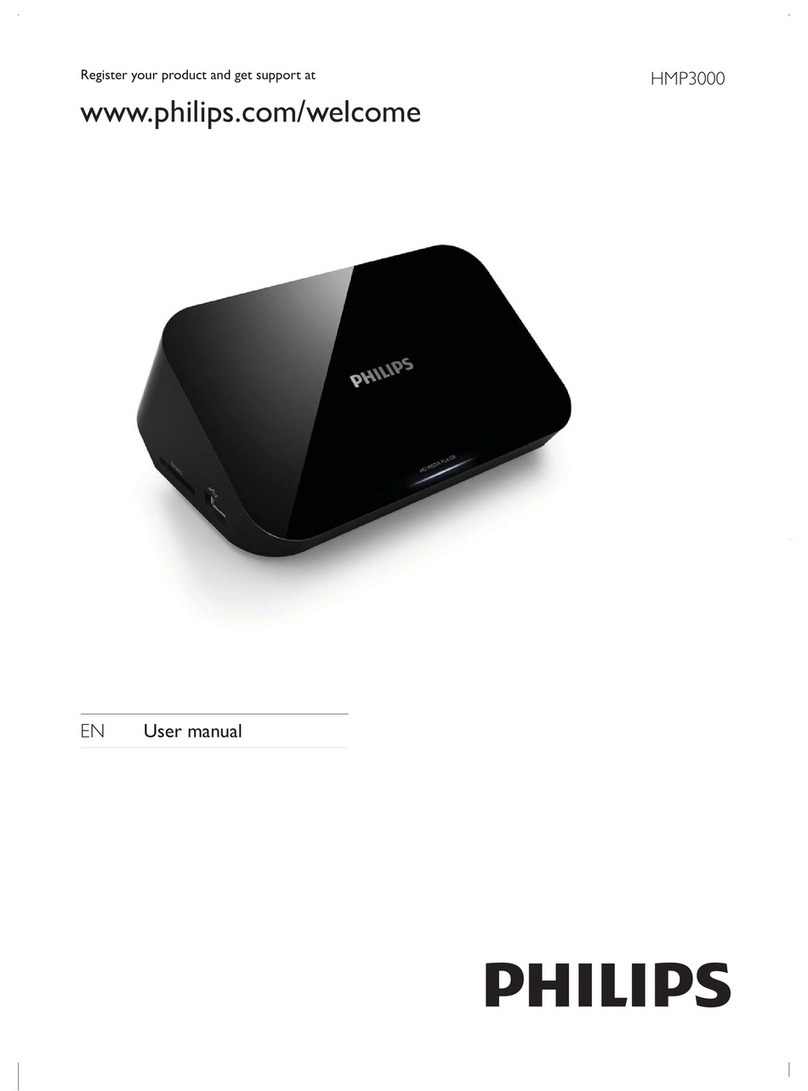 Philips HMP3000/05 user manual