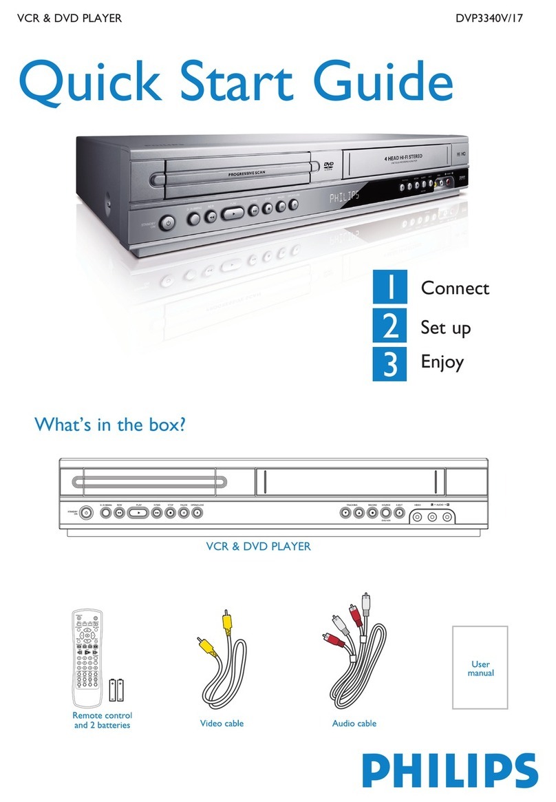 Philips DVP3340V/17B User manual