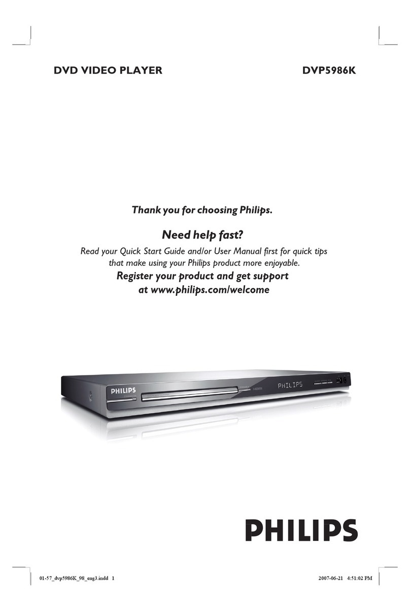 Philips DVP5986K/98 User manual