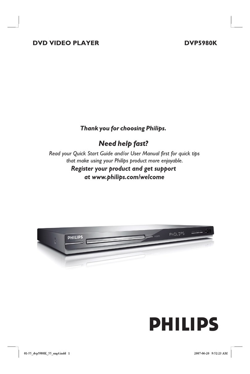 Philips DVP5980K/55 User manual