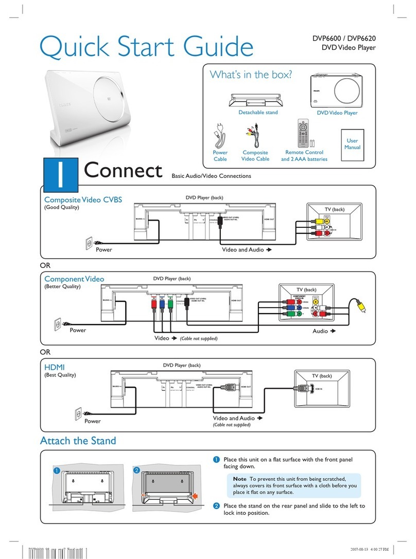 Philips DVP6620/98 User manual