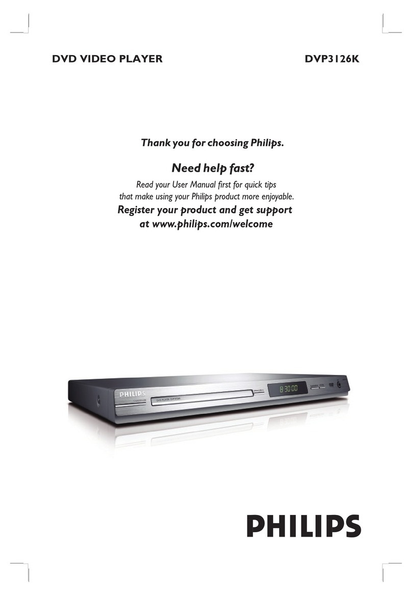 Philips DVP3126K/61 User manual