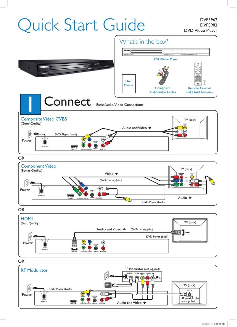 Philips DVP3982/37B User manual