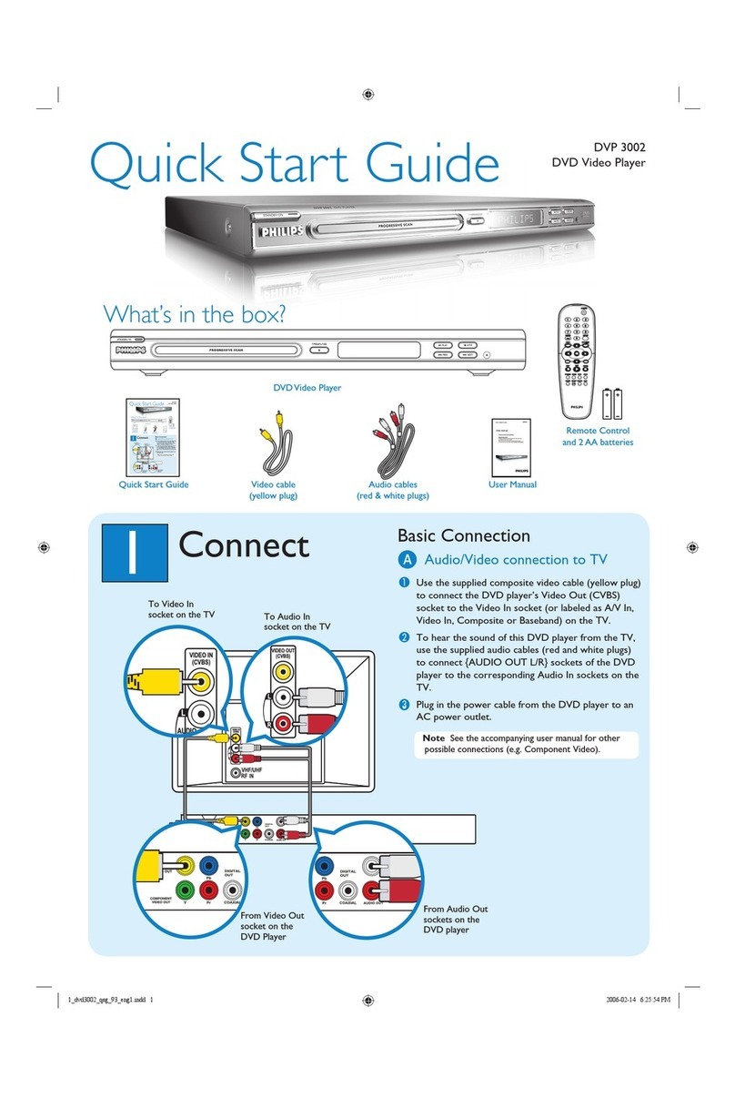 Philips DVP3002/93 User manual