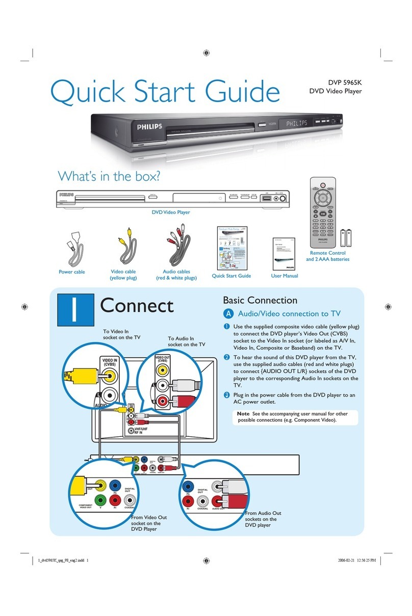 Philips DVP5965K/98 User manual
