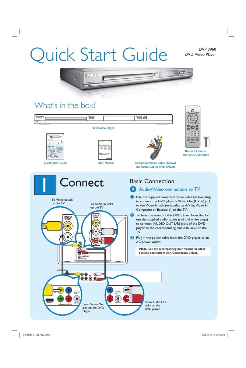 Philips DVP3960/37B User manual