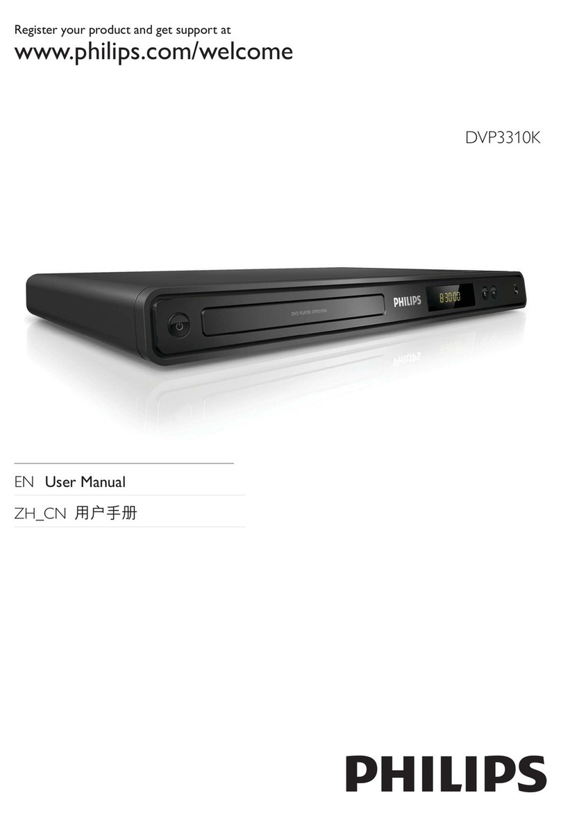 Philips DVP3310K/93 user manual