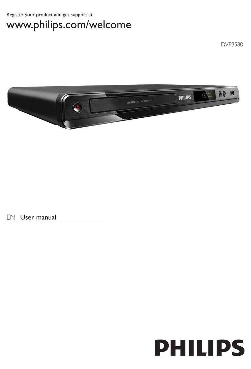 Philips DVP3580/05 User manual